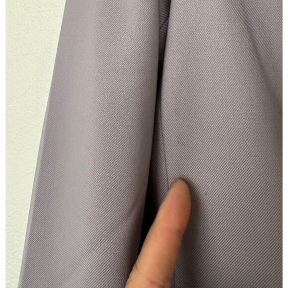 MM Lafleur The Yiyan Blazer Wool Twill Light Lilac Purple One Button Women 4 NEW - Picture 12 of 12
